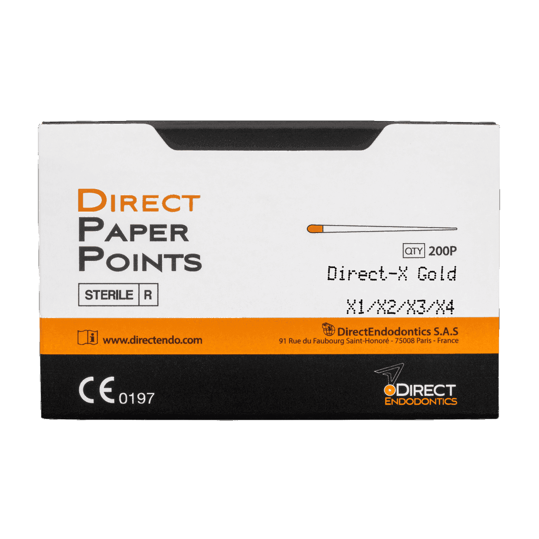 Direct X Gold Minimally Invasive Paper Points